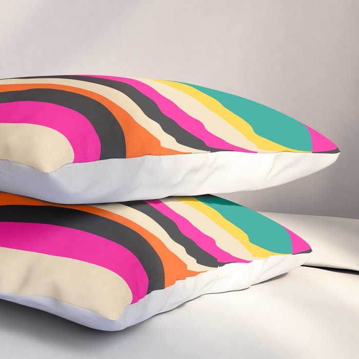Bird Girl Landscape Pillow Sham Gallery Image 3