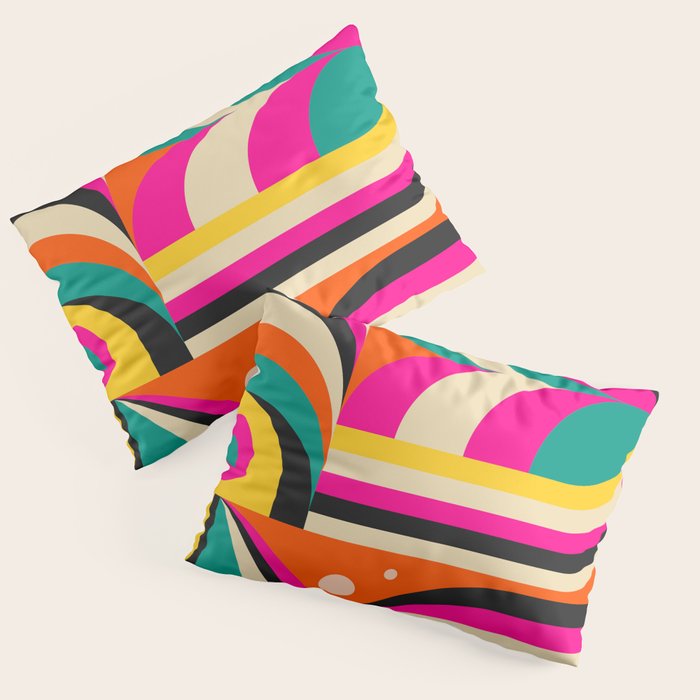 Bird Girl Landscape Pillow Sham Gallery Image 1
