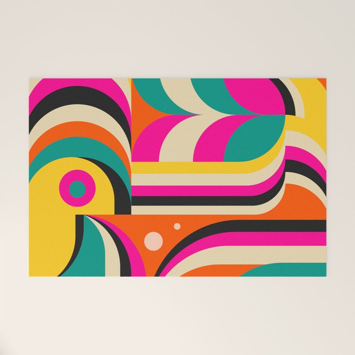 Bird Girl Landscape Welcome Mat Gallery Image 1
