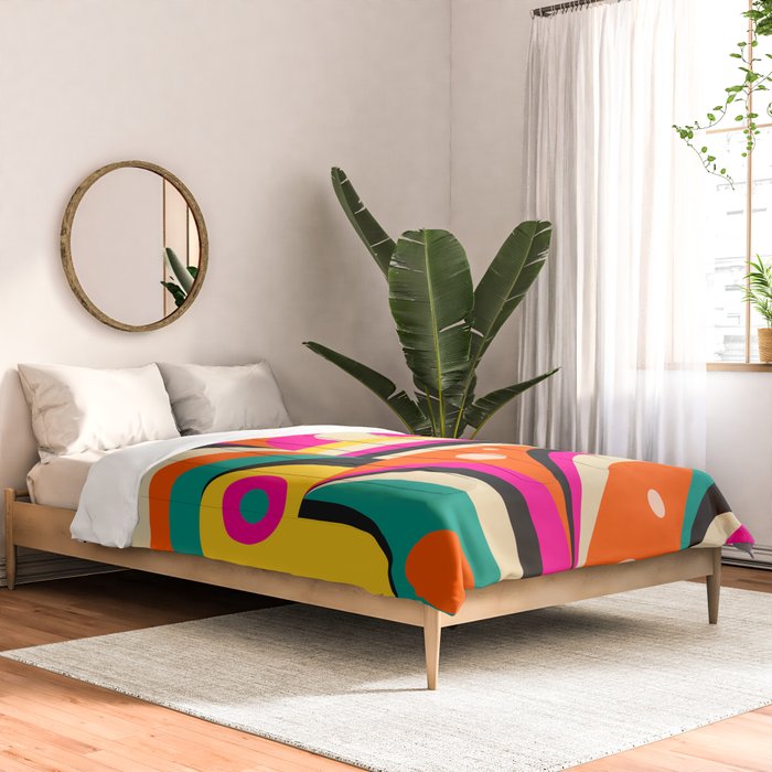 Bird Girl Landscape Comforter Gallery Image 2