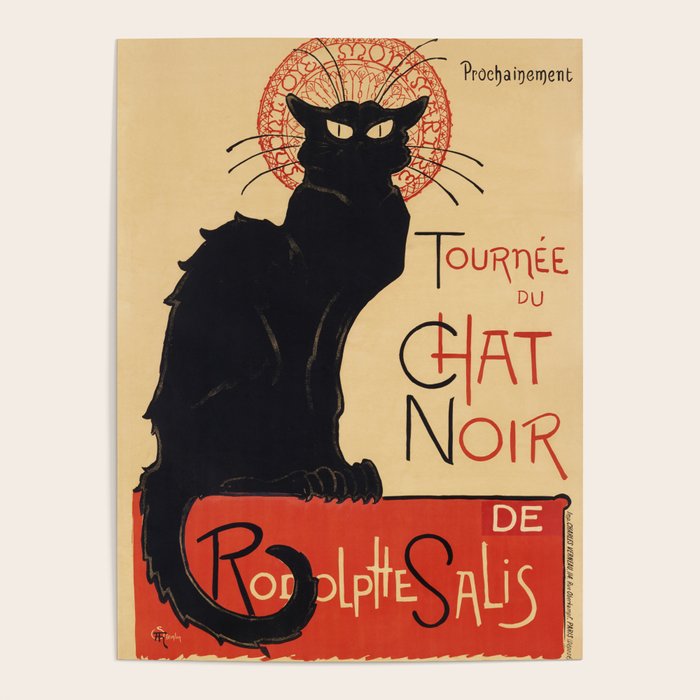 The Black Cat Tour de Rodolphe Salis by Théophile Steinlen Poster Gallery Image 4