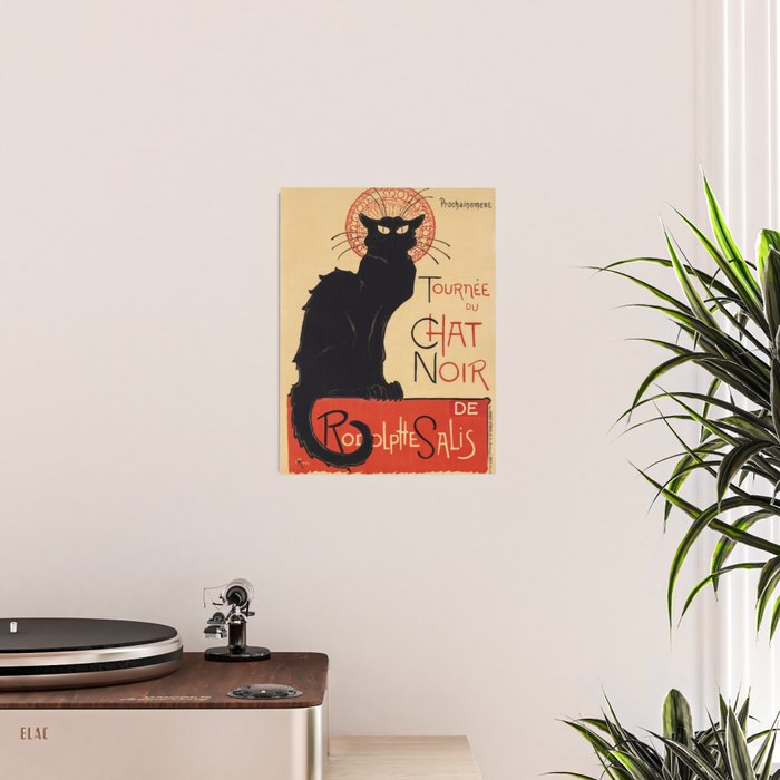 The Black Cat Tour de Rodolphe Salis by Théophile Steinlen Poster Gallery Image 2