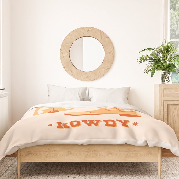 Howdy Cowboy Boots Duvet Cover Gallery Image 3