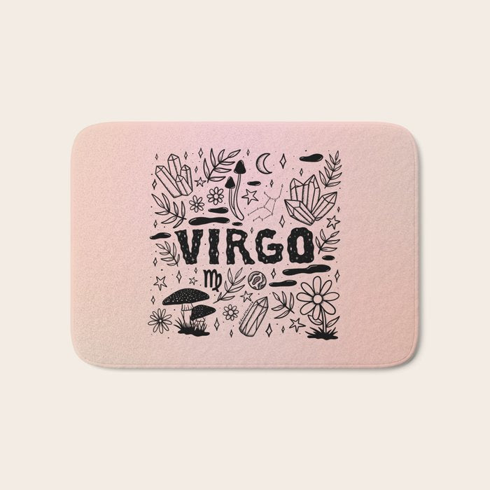 Celestial Virgo Bath Mat Gallery Image 1