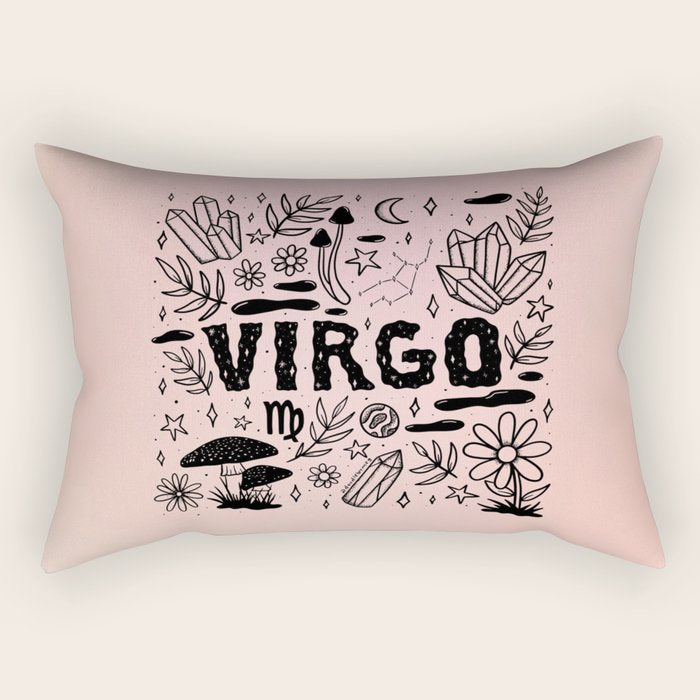Celestial Virgo Rectangular Pillow Gallery Image 2