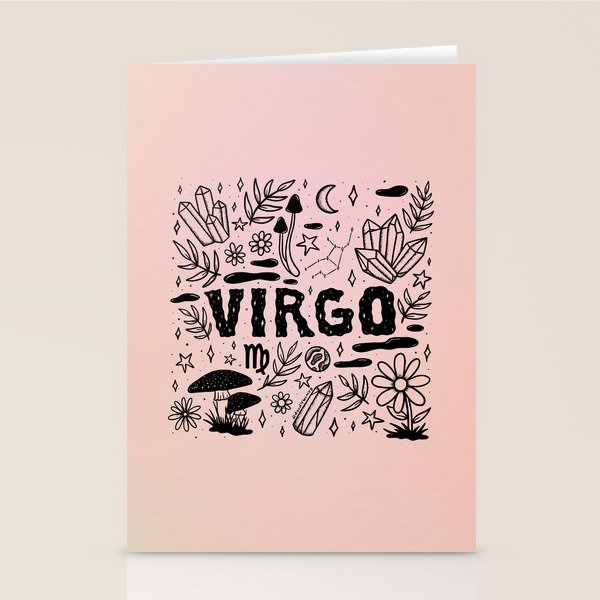 Celestial Virgo Stationery Card Gallery Image 2