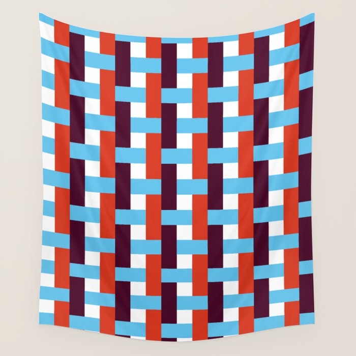 Infinity Grid 1 Wall Tapestry Gallery Image 4