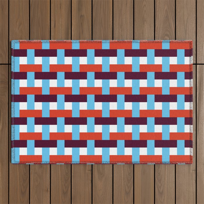 Infinity Grid 1 Outdoor Rug Gallery Image 1
