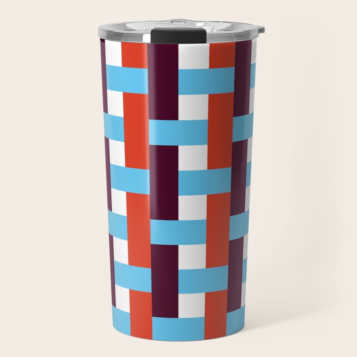 Infinity Grid 1 Travel Mug Gallery Image 1