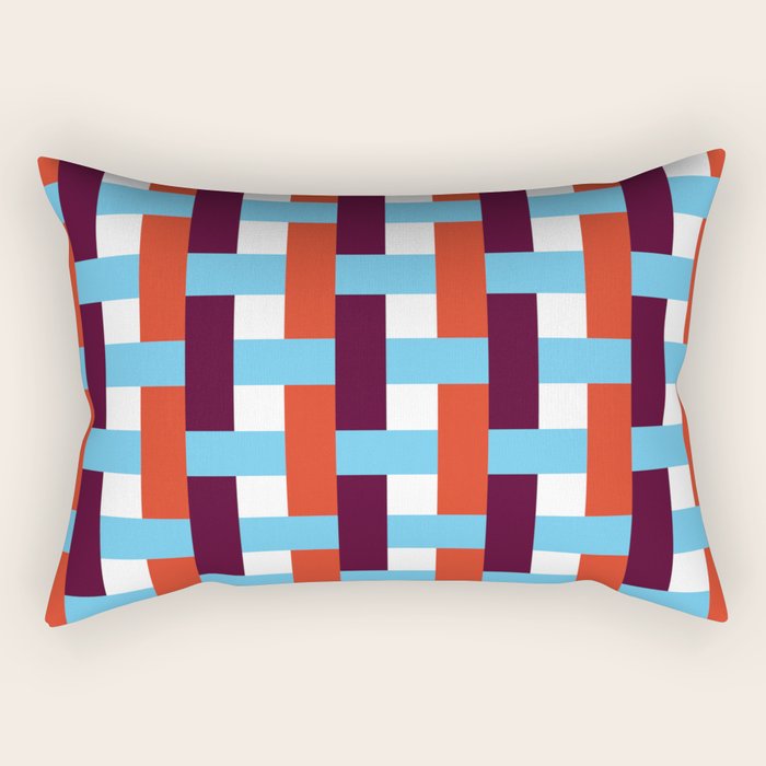 Infinity Grid 1 Rectangular Pillow Gallery Image 2
