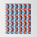 Infinity Grid 1 Throw Blanket Gallery Image 2
