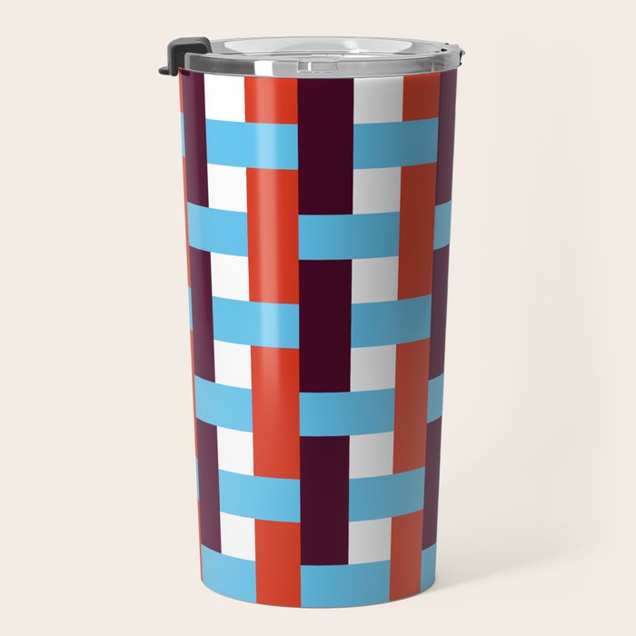 Infinity Grid 1 Travel Mug Gallery Image 3