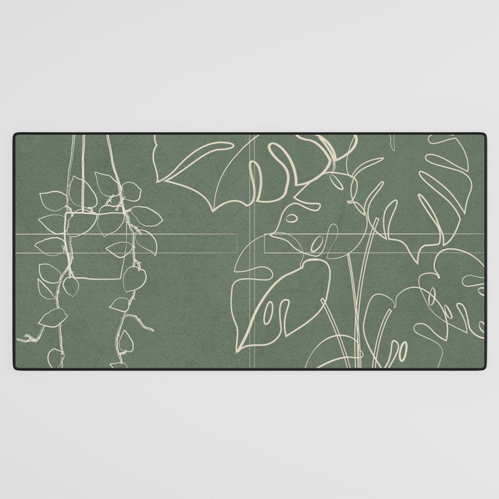 Minimal Window With Potted Plants 2 Desk Mat Gallery Image 3