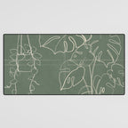 Minimal Window With Potted Plants 2 Desk Mat Gallery Image 3