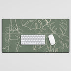 Minimal Window With Potted Plants 2 Desk Mat Gallery Image 1