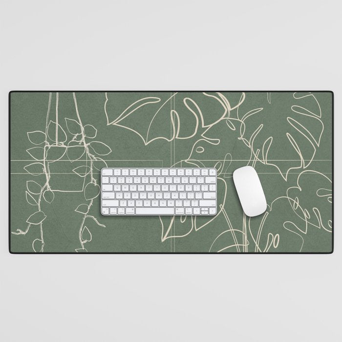 Minimal Window With Potted Plants 2 Desk Mat Gallery Image 1
