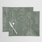 Minimal Window With Potted Plants 2 Placemat Gallery Image 1