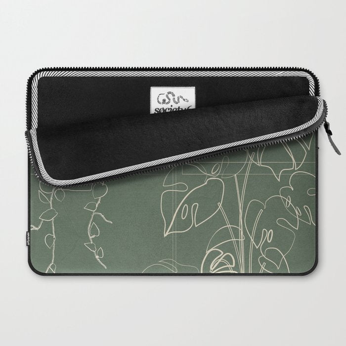 Minimal Window With Potted Plants 2 Laptop Sleeve Gallery Image 2