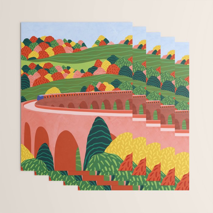 Autumn Express Wrapping Paper Gallery Image 3
