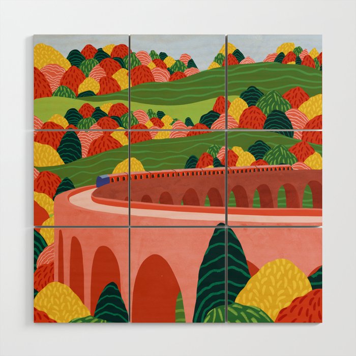 Autumn Express Wood Wall Art Gallery Image 1