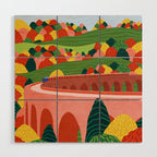Autumn Express Wood Wall Art Gallery Image 1