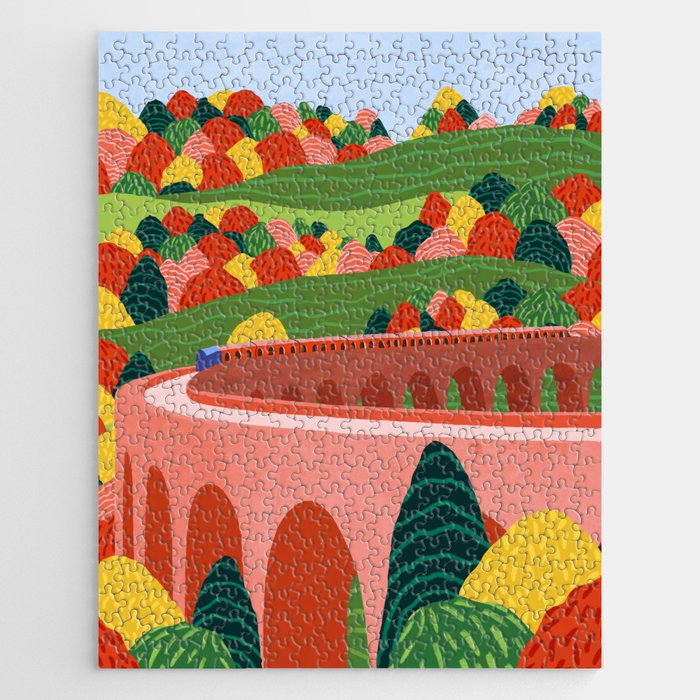 Autumn Express Jigsaw Puzzle Gallery Image 1