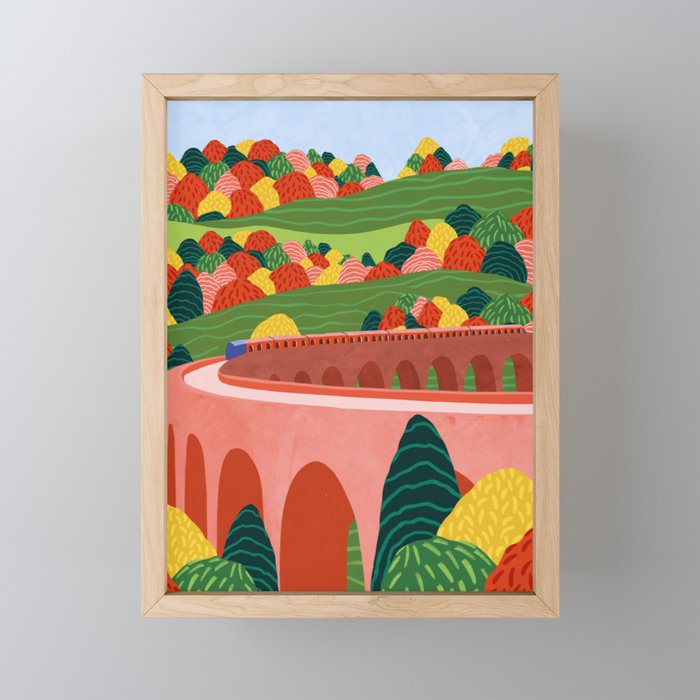 Autumn Express Mini Art Print Gallery Image 1