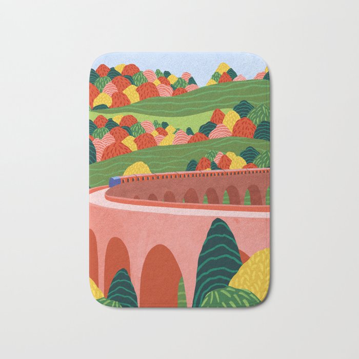 Autumn Express Bath Mat Gallery Image 1