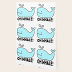 Oh Whale Funny Cute Pun Ocean Animal Cartoon Beach Wallpaper Gallery Image 2