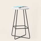 Oh Whale Funny Cute Pun Ocean Animal Cartoon Beach Stool Gallery Image 1