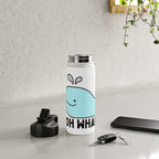 Oh Whale Funny Cute Pun Ocean Animal Cartoon Beach Water Bottle Gallery Image 4