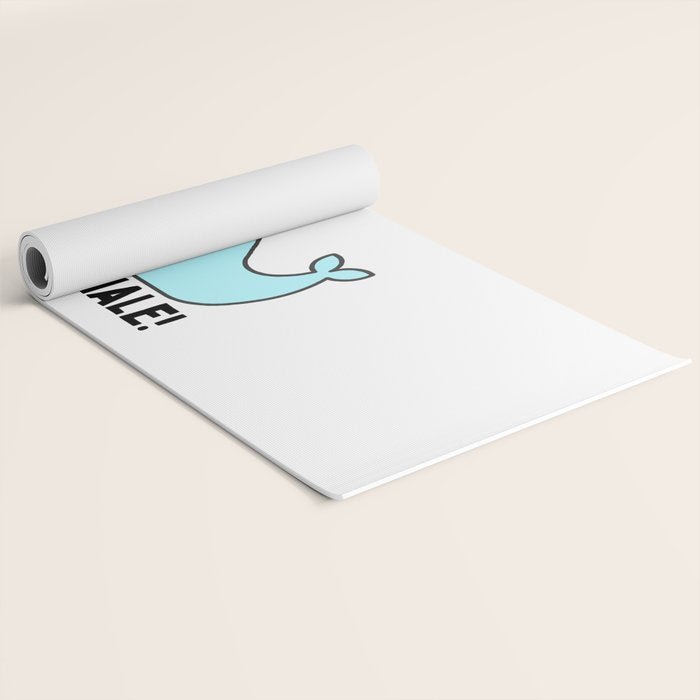 Oh Whale Funny Cute Pun Ocean Animal Cartoon Beach Yoga Mat Gallery Image 2