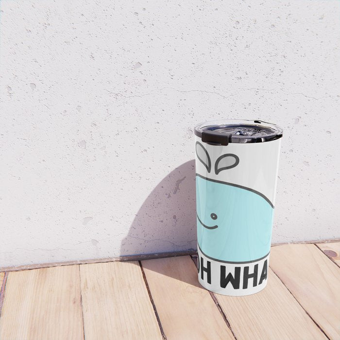 Oh Whale Funny Cute Pun Ocean Animal Cartoon Beach Travel Mug Gallery Image 4