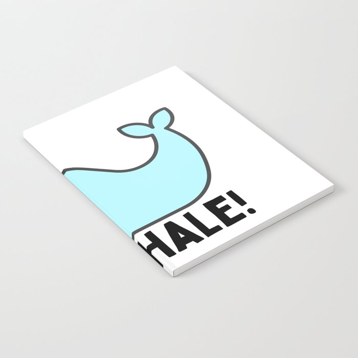 Oh Whale Funny Cute Pun Ocean Animal Cartoon Beach Notebook Gallery Image 2