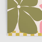 Checkered Carefree Blooms Poster Gallery Image 3
