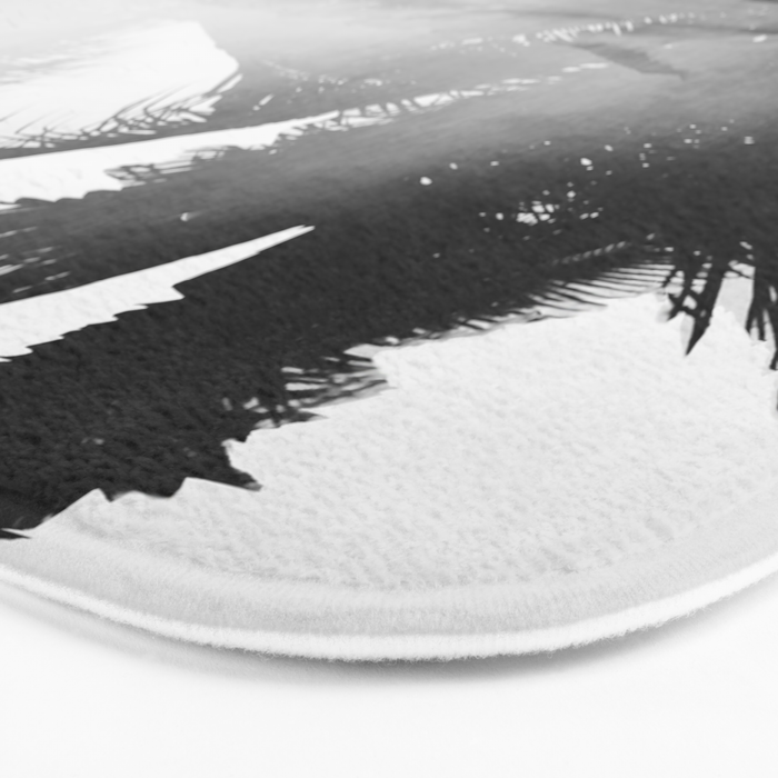 Tropicana seas - bw Bath Mat Gallery Image 3