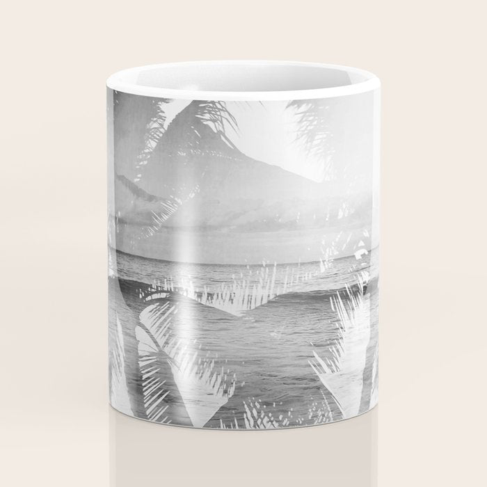 Tropicana seas - bw Coffee Mug Gallery Image 4