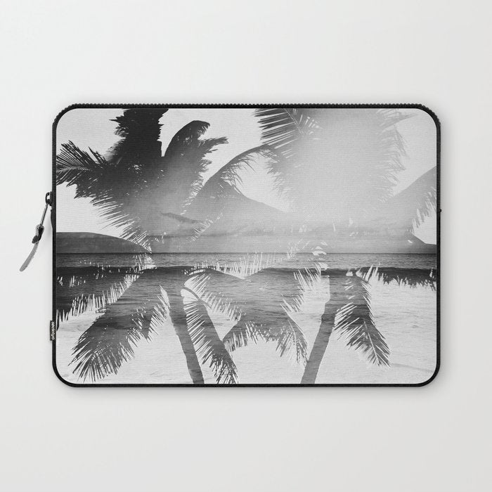 Tropicana seas - bw Laptop Sleeve Gallery Image 1