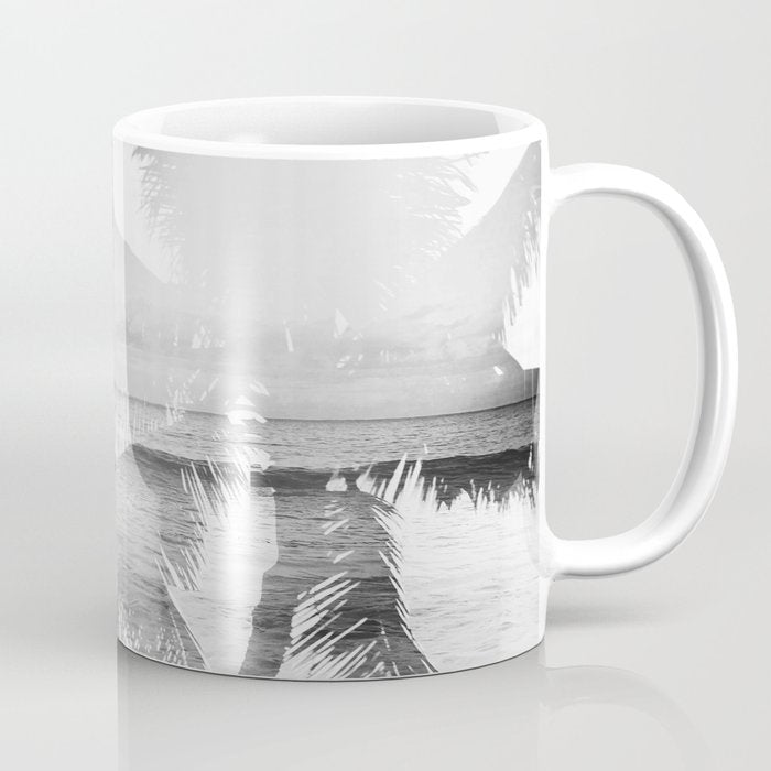 Tropicana seas - bw Coffee Mug Gallery Image 1