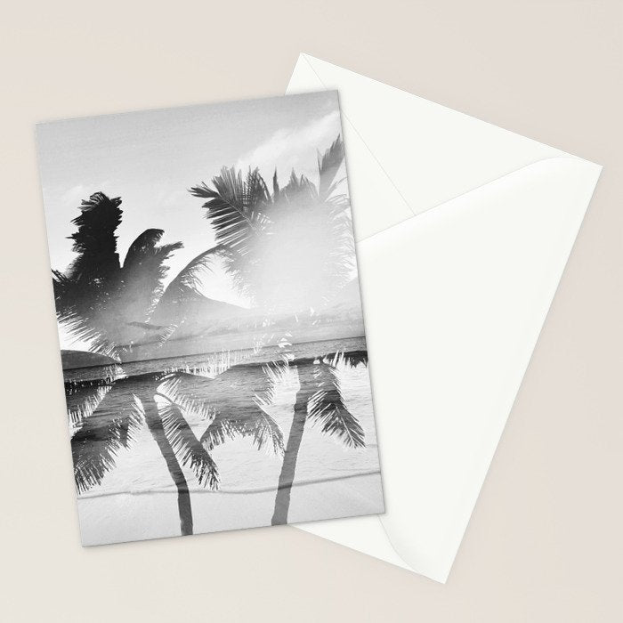 Tropicana seas - bw Stationery Card Gallery Image 2