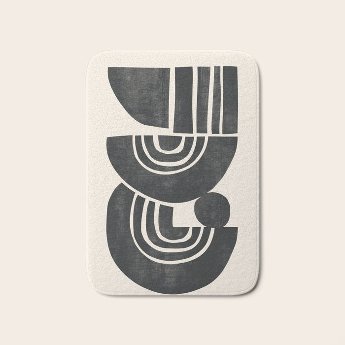  Geometric Rhythm 3 Bath Mat Gallery Image 1