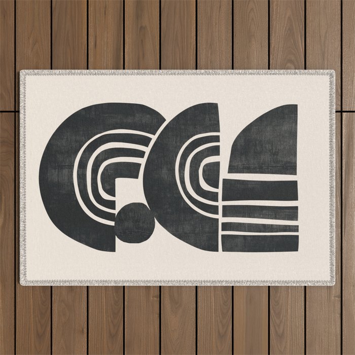  Geometric Rhythm 3 Outdoor Rug Gallery Image 1