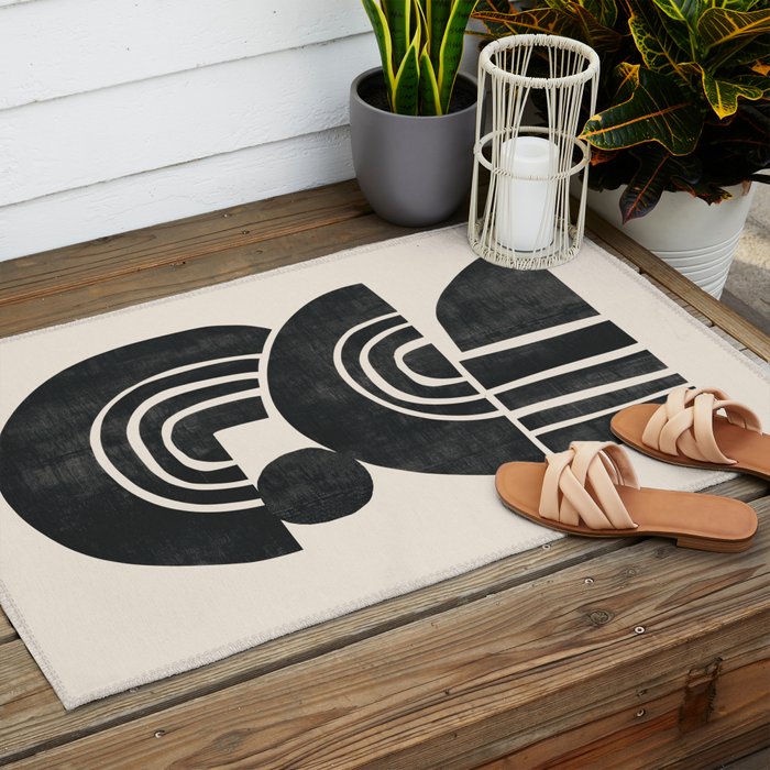  Geometric Rhythm 3 Outdoor Rug Gallery Image 2
