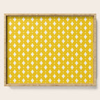 Vintage Stars XVII Bright Yellow Serving Tray Gallery Image 1
