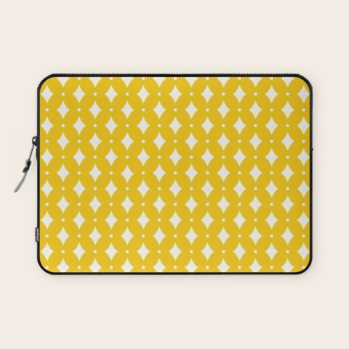 Vintage Stars XVII Bright Yellow Laptop Sleeve Gallery Image 1