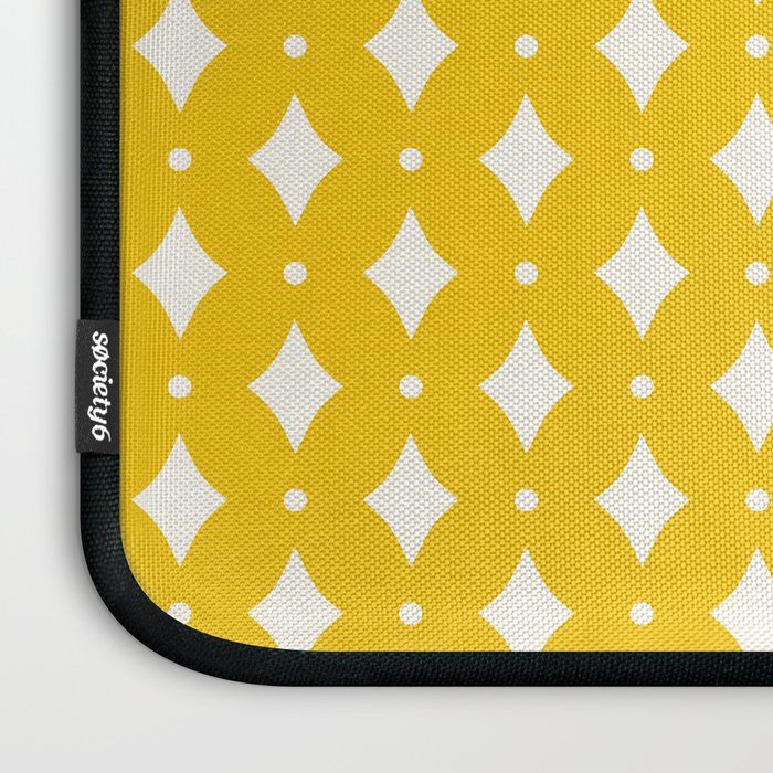 Vintage Stars XVII Bright Yellow Laptop Sleeve Gallery Image 3