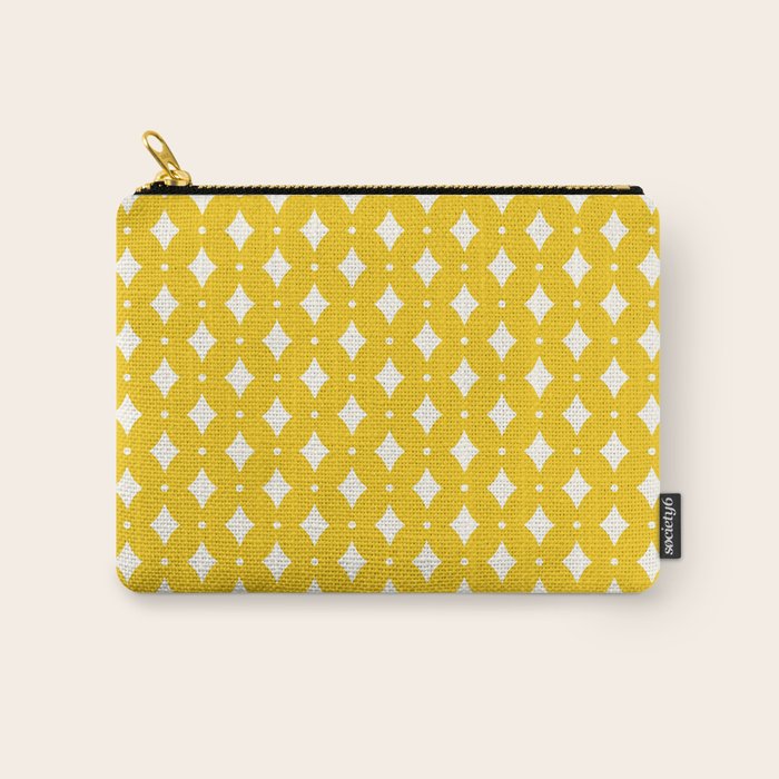 Vintage Stars XVII Bright Yellow Carry All Pouch Gallery Image 1