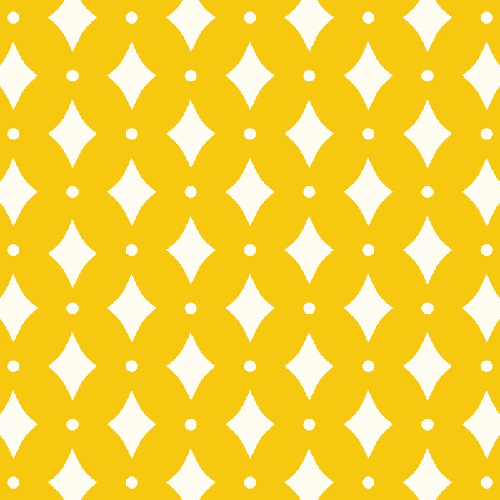 Vintage Stars XVII Bright Yellow Coffee Mug Gallery Image 2