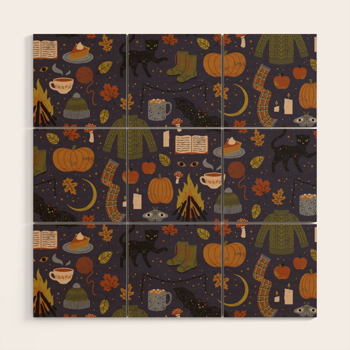 Autumn Nights Wood Wall Art Gallery Image 1