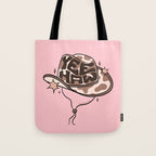 Yeehaw Cowboy Hat Inspired by PANTONE 17 1230 Mocha Mousse Tote Bag Gallery Image 1